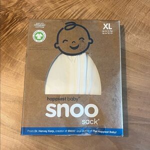 Happiest Baby Snoo Sack XL Cream Color Organic Cotton